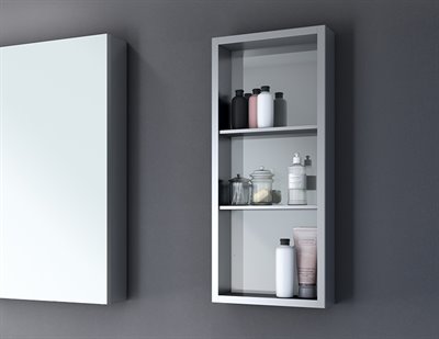 Mirror Tower Shelf